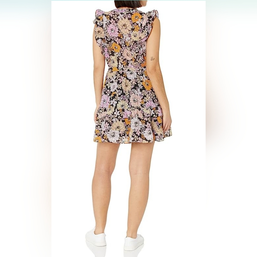 ๐๏ธ๐ท BB DAKOTA Know Your Flower cotton voile mini lace trim blossom print S - Picture 2 of 16
